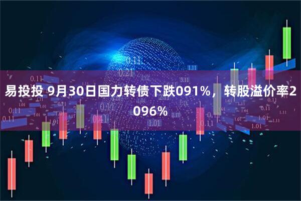 易投投 9月30日国力转债下跌091%，转股溢价率2096%